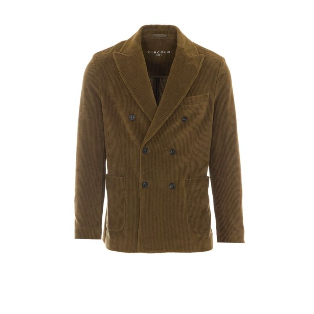 Circolo 1901 Men Velvet Double Breasted Jacket